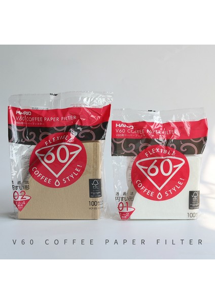 Beyaz 1-4CUP-100PCS Tarzı Hario Japon Kahve Filtre Kağıdı Koni V60 El Yapımı Kahve Damla Kahve Filtre Kağıdı Vcf Kahve Filtresi (Yurt Dışından) fiyatları