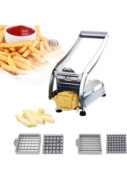 Paslanmaz Çelik Patates Dilimleme Kesme Makinesi Patates Kızartması Kesme En Iyi Değer (Yurt Dışından)