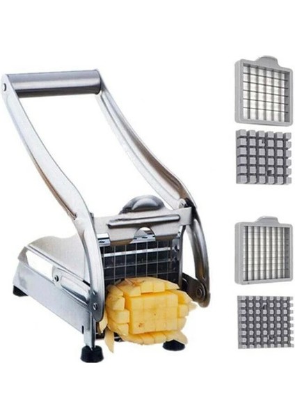 Paslanmaz Çelik Patates Dilimleme Kesme Makinesi Patates Kızartması Kesme En Iyi Değer (Yurt Dışından) modelleri