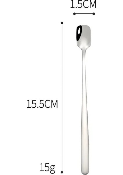 Koyu Gri Tarzı Plastik Paslanmaz Çelik Yuvarlak Alt Kepçe Kahve Süt Tozu Sıvı Baharat Için Ölçme Kaşığı Doldurulabilir Uyumlu Kepçeler (Yurt Dışından)