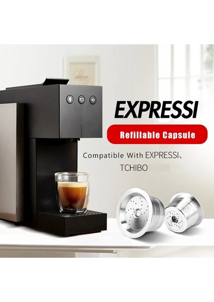 Altın Tarzı Caffitaly Tchibo Cafissimo Aldı Expressi Için Doldurulabilir K-Ücreti Kahve Kapsül Pod Filtreleri Paslanmaz Çelik Cafeteira Tamper Kaşık (Yurt Dışından) fırsatları