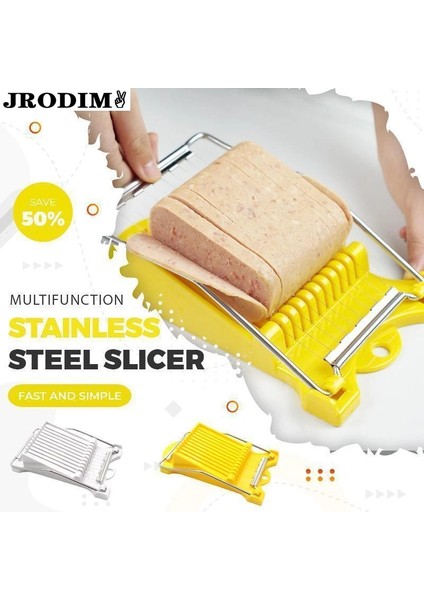 B Tarzı Mutfak Aletleri Paslanmaz Çelik Dilimleyiciler Meyve Sebze Dilimleyici Domates Muz Öğle Yemeği Et Yumurta Kesici Dilimleyiciler Mutfak Aksesuarları (Yurt Dışından) indirimleri