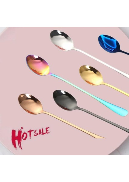 Gümüş Tarzı Latte Kahve Çay Karıştırma Kaşığı Uzun Saplı Dondurma Tatlı Kaşığı Çevre Dostu Paslanmaz Çelik Sofra Cafe Çorba Kaşığı Kaşık (Yurt Dışından) modelleri