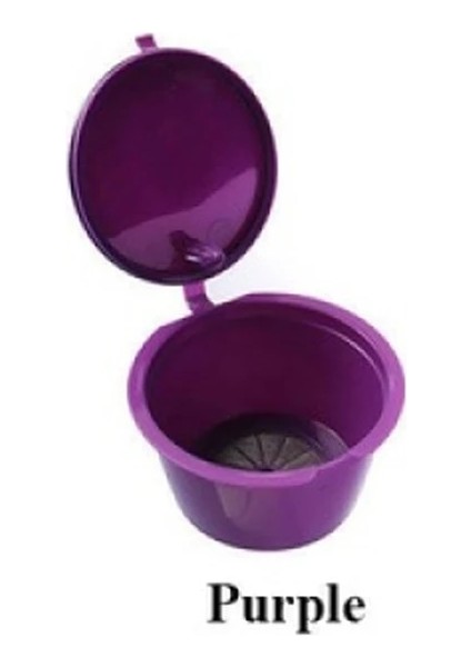Mor Tarzı Kahve Makinesi Yeniden Kullanılabilir Kapsül Kahve Fincanı Filtre Kahve Fincanı Tutacağı Dolce Gusto Nescafe Için Pod Süzgeç (Yurt Dışından)