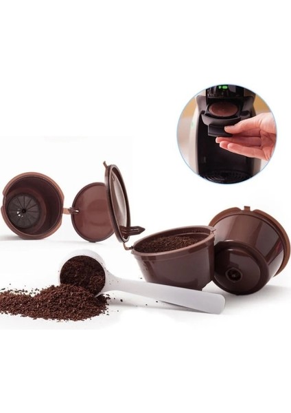 Mor Tarzı Kahve Makinesi Yeniden Kullanılabilir Kapsül Kahve Fincanı Filtre Kahve Fincanı Tutacağı Dolce Gusto Nescafe Için Pod Süzgeç (Yurt Dışından) fırsatları