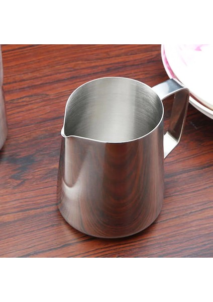 550ML Stili Yeni ml Espresso Paslanmaz Çelik Kahve Sürahi Çekme Çiçek Çayı Köpüren Süt Latte Sürahi Mutfak Ev Için Sürahi (Yurt Dışından) modelleri