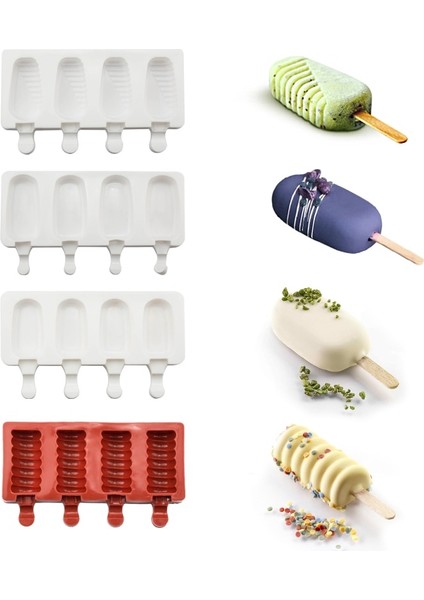 1 Adet B Tarzı Büyük Dondurma Kalıpları Silikon Popsicle Kalıp Dondurma Dondurma Makinesi Dıy Tatlı Kalıp Formu Popsicle Kalıp Cakesicle Kalıp Araçları (Yurt Dışından) fiyatları