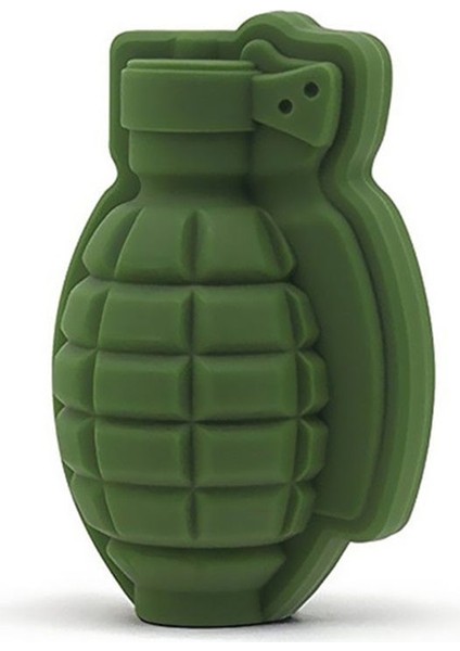 Yeşil Stil Yaratıcı 3D Bombası Şekli Buz Küpü Tepsi Kalıp Dondurma Makinesi Parti Bar Içecekler Viski Şarap Buz Makinesi Silikon Bar Aksesuarları (Yurt Dışından)