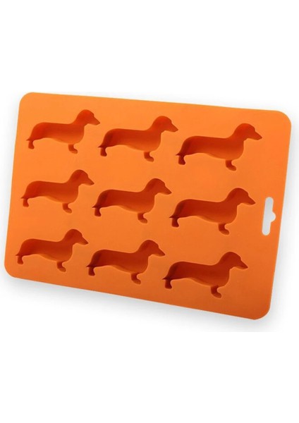 Turuncu Tarzı 22X16X1.5CM Yaratıcı Silikon Yavru Köpek Sosis Şekilli Buz Çikolatalı Kurabiye Kalıbı Dıy Ev Buz Tepsisi Mutfak Aletleri Sıcak Satış (Yurt Dışından)