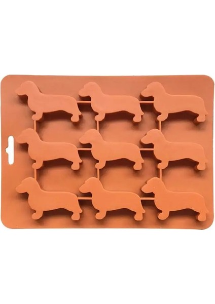 Turuncu Tarzı 22X16X1.5CM Yaratıcı Silikon Yavru Köpek Sosis Şekilli Buz Çikolatalı Kurabiye Kalıbı Dıy Ev Buz Tepsisi Mutfak Aletleri Sıcak Satış (Yurt Dışından) indirimleri