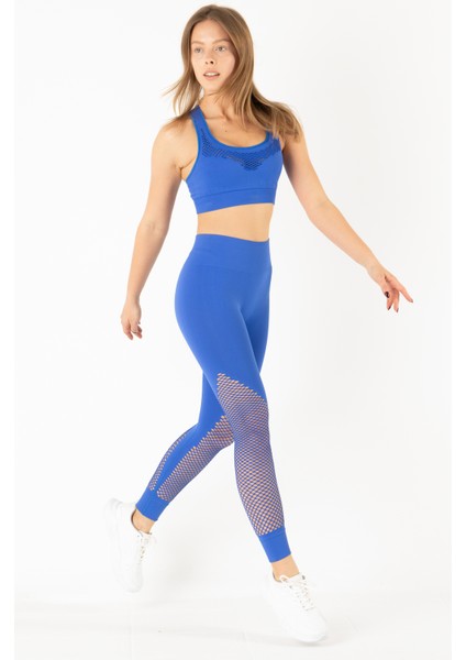 Vibrant Yüksek Bel Toparlayıcı Seamless Spor Tayt