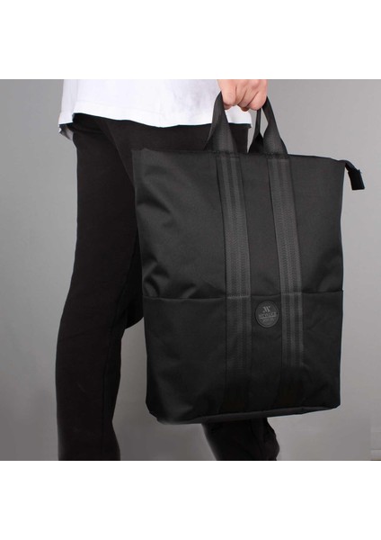 Smart Bag Elegant USB Şarj Girişli Laptop Bölmeli Notebook Sırt Çantası Siyah