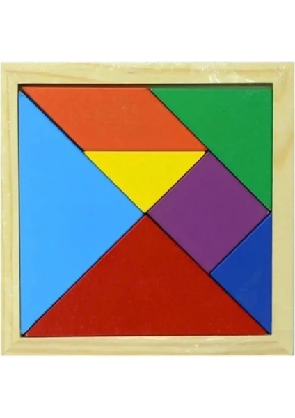 Tangram Ahşap 11X11 cm (1 Adet)