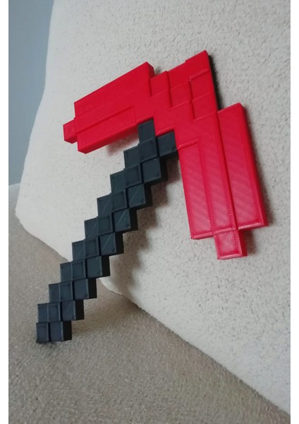 Bursa3dfilament Red Stone Pickaxe / Minecraft Kızıltaş Kazma