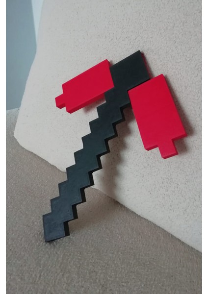 Bursa3dfilament Red Stone Pickaxe / Minecraft Kızıltaş Kazma