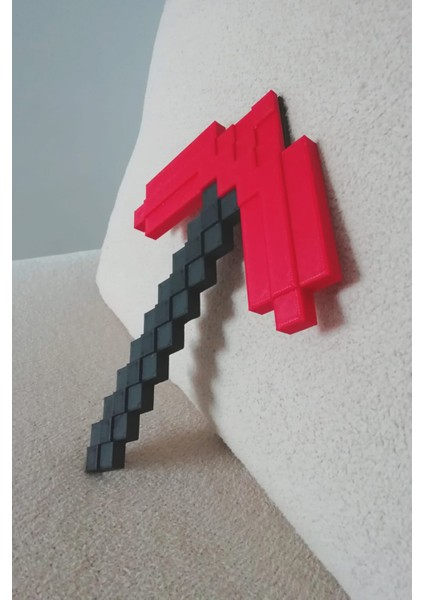 Bursa3dfilament Red Stone Pickaxe / Minecraft Kızıltaş Kazma