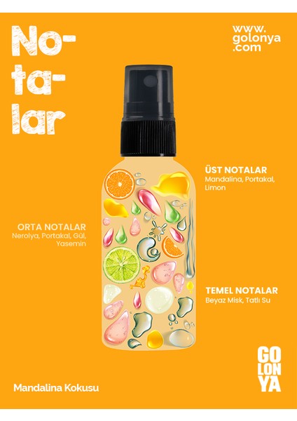 Ekşi Mandalina Kokulu Sprey Kolonya - 100 ml fırsatları