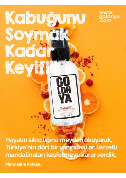 Ekşi Mandalina Kokulu Sprey Kolonya - 100 ml indirimleri