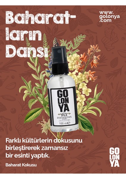 Baharat Kokulu Sprey Kolonya - 100 ml