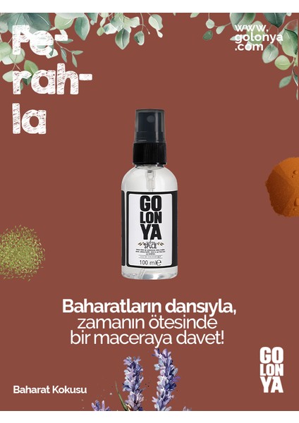 Baharat Kokulu Sprey Kolonya - 100 ml