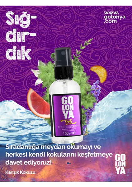 Karışım Kokulu Sprey Kolonya - 100 ml