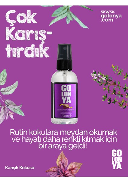 Karışım Kokulu Sprey Kolonya - 100 ml