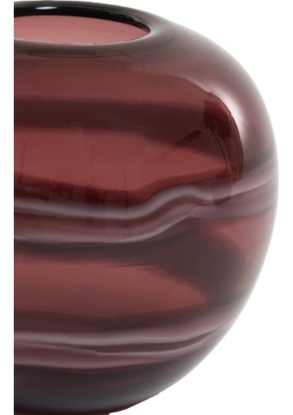 Louka Yuvarlak Cam Vazo / Bordo fiyatları