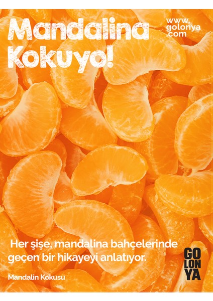 Ekşi Mandalina Kokulu Kolonya - 250 ml Cam Şişe
