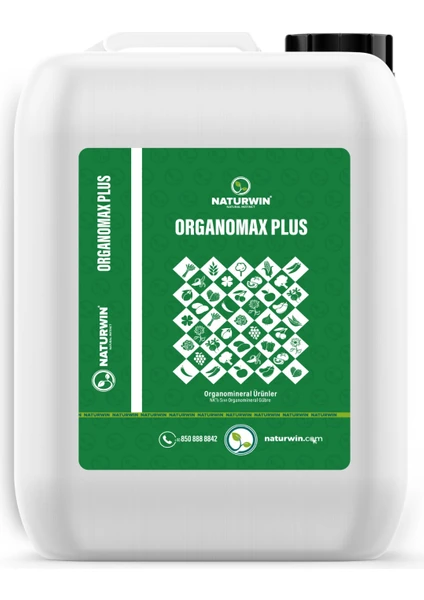 Organomax Plus 20 Litre Azot Potasyum Sıvı Organomineral Gübre