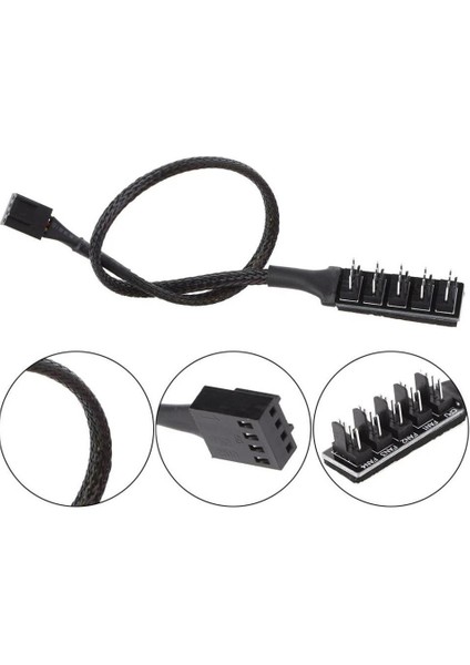 Fan Çoklayıcı 4 Port Y Pwm Splitter 4 Pin