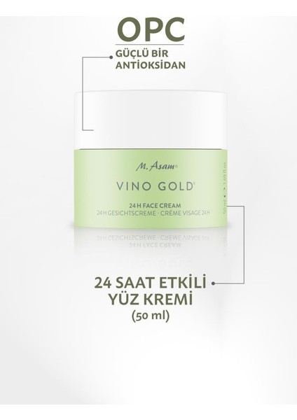 Vıno Gold Yüz Kremi 50 Ml