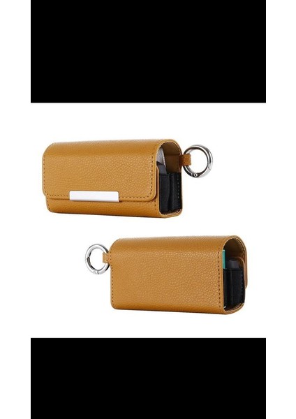 R Tuval Malzeme Durumda Iqos Duo Çanta Saklama Kutusu Qos Duo Çanta Brown