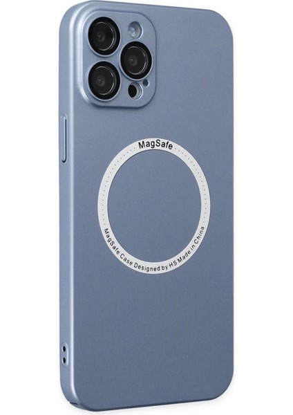 Apple iPhone 12 Pro Kılıf Jack Magneticsafe Lens Silikon - Sierra Blue 277097