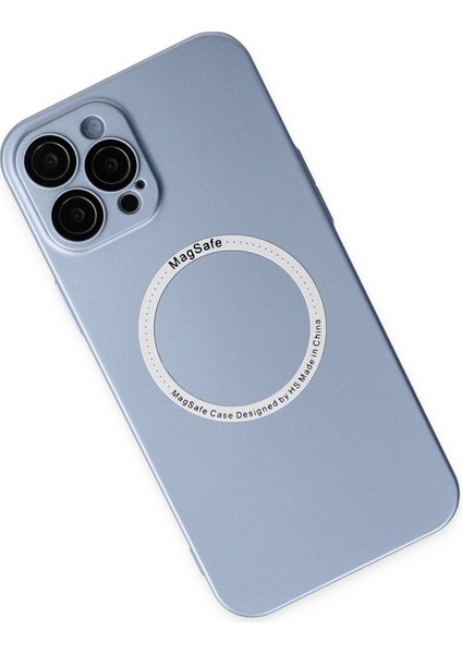 Apple iPhone 12 Pro Kılıf Jack Magneticsafe Lens Silikon - Sierra Blue 277097