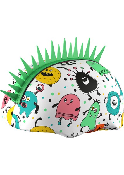 Extreme® mohawk Kask Kılıfı, Değiştirilebilir Plastik Mohawk Aksesuarlı Snowboard Kayak Bisiklet Kask Kılıfı (MASHC003)