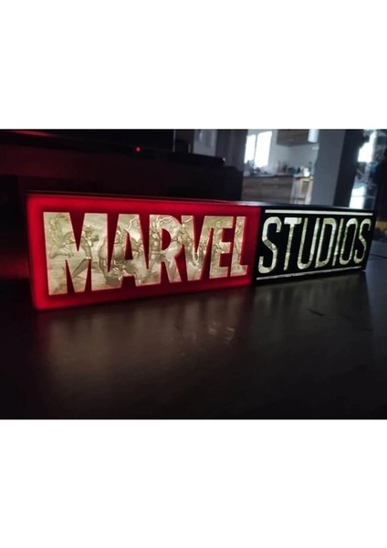 Marvel Studio Masa Lambası Ledli Marvel Studio
