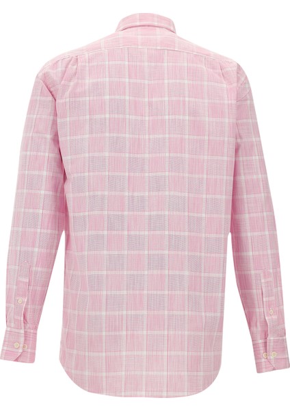 Uzun Kol Regular Fit Ekose Spor Pamuk Gömlek fiyatları