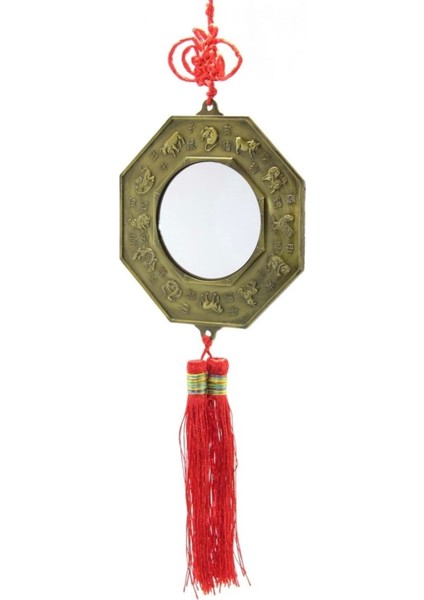 Feng Shui Bagua Aynası Ba Gua Yin-Yang Yin Yang Nazar