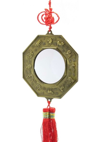 Feng Shui Bagua Aynası Ba Gua Yin-Yang Yin Yang Nazar
