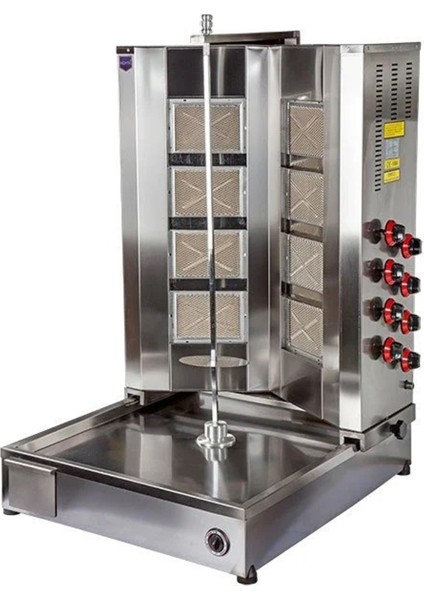 8 Radyanlı Alttan Motorlu Gazlı Döner Makinesi