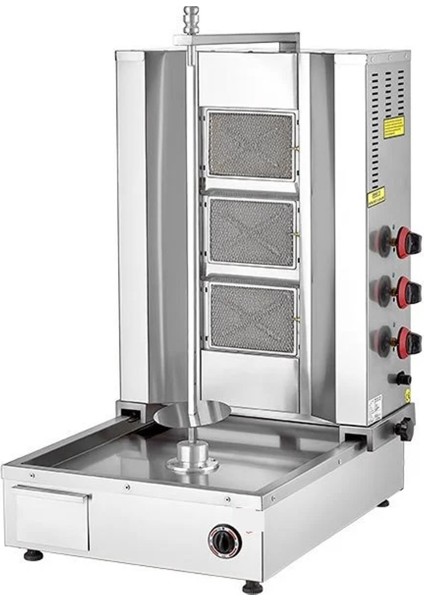 3 Radyanlı Alttan Motorlu Tüplü Döner Makinası