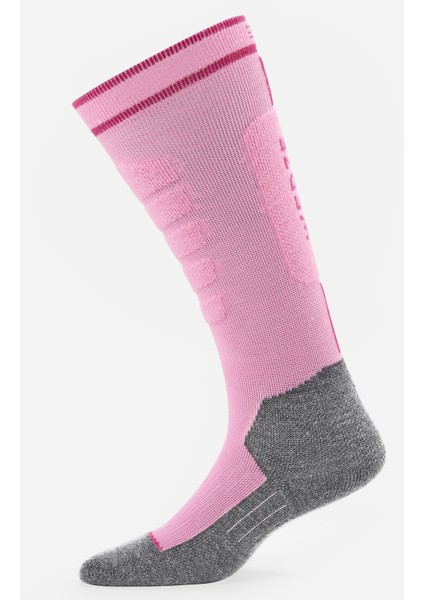 Wedze Çocuk Kayak/Snowboard Çorabı - Pembe - 100