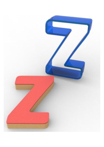 Z Harfi Kurabiye Kalıbı