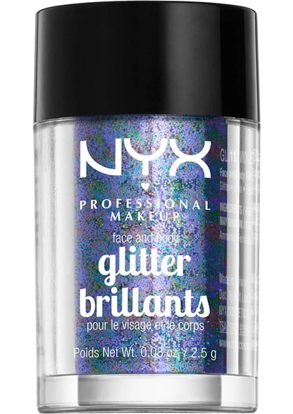 Nyx Professional Makeup Face & Body Glıtter - Vıolet