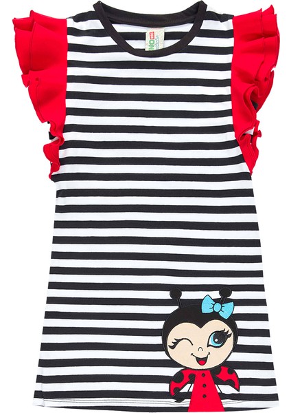 Lmg Uğurlu Kız Çocuk Çizgili Elbise modelleri