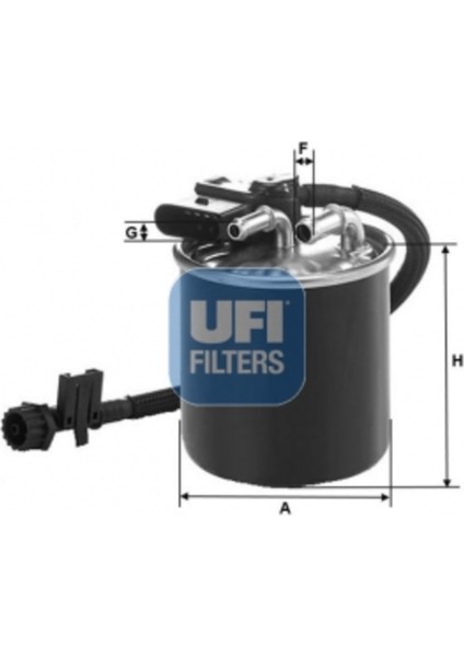 Ufı 24.149.00 Yakıt Filtresi Mercedes Sprınter 311 Crdi 3.1-415 Cdı 4.1-515 Cdı 5.1 2012 WK820/8 Marka :