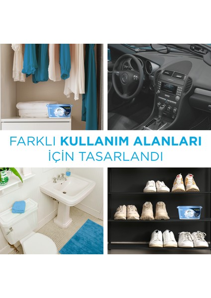 Mini Jel Oda Kokusu Temiz Çarşaf Ferahlığı 3 'lü Set