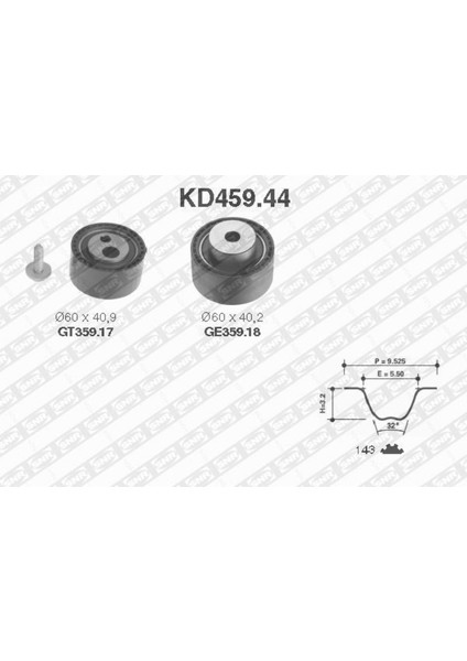 KD45944 Trıger Eksantrık Gergı Setı 806 99-02 -807 02- -Expert 00- -C8 02- Jumpy Scudo 2.0hdı 2.0i Uyumlu