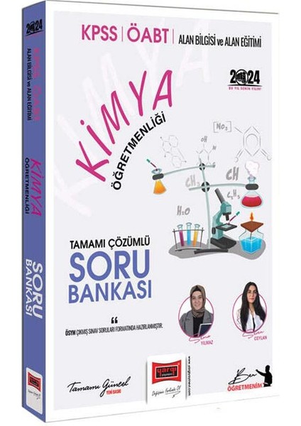 2024 ÖABT Kimya Tamamı Çözümlü Soru Bankası