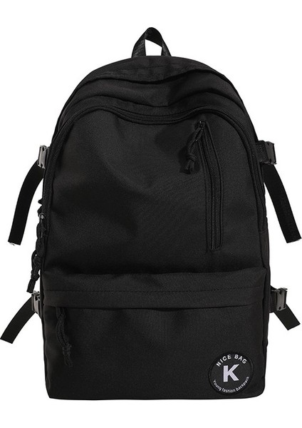 Kolej Ortaokul Erkek ve Kadın Sırt Çantası Kampüs Eğlence Seyahatinin Üst Düzey Anlamda Kore Versiyonu, Kirlenmeye Dayanıklı, Büyük Kapasiteli Bilgisayar Sırt Çantası (Yurt Dışından)